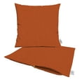 thumbnail image 1 of RSH Decor: Sunbrella Pillow Covers Set of 2 | 20" x 20" Square Covers | Weather-Resistant Sunbrella Fabric | Canvas Rust, 1 of 5
