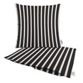 thumbnail image 1 of RSH Decor: Sunbrella Pillow Covers Set of 2 | 24" x 24" Square Covers | Weather-Resistant Sunbrella Fabric | Shore Classic Black, 1 of 6