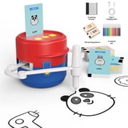 RSH Talking Drawing Robot for Kids 3+ Auto Tracing, 100 Cards, 10 Markers