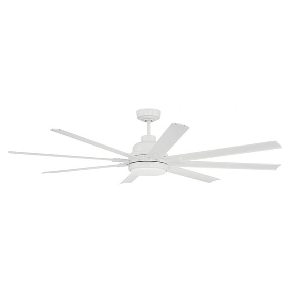 Craftmade Lighting - Rush - 8 Blade Ceiling Fan with Light Kit-15.04 Inches Tall
