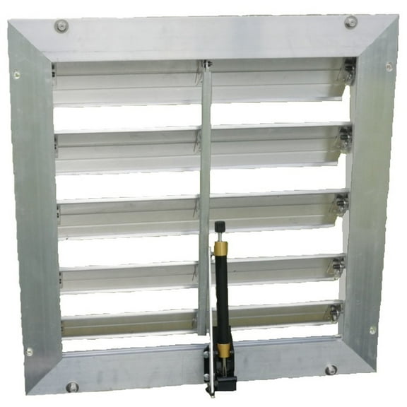 RSI 18inch Louver Wall Mounted Window with solar powered opener