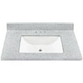 thumbnail image 1 of RSI Home Products 258149 31 x 22 in. Mesa Solid Surface Technology Vanity Top, White, 1 of 6