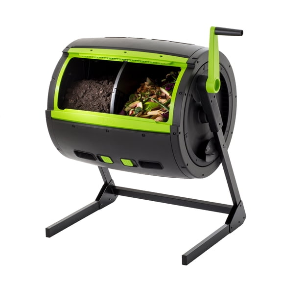 RSI-MAZE 65 Gal. Two Stage Tumbling Composter - Black