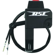 RSI Racing Billet Aluminum Throttle Block Kit with Push Button Kill Switch for Snowmobile Handlebars TB-7