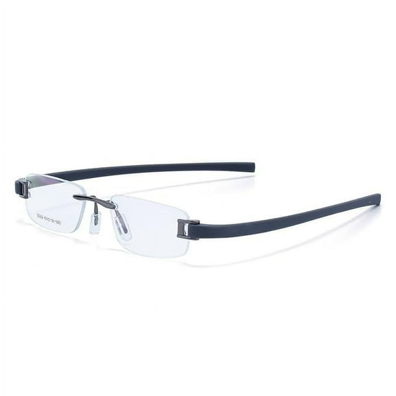 RSINC Rimless frame/eyeglass/Spectacle, Optical, Prescription, For Men And Women, Modern, Unisex, Business, Collage, Fashion, School, Ladies, Sports Tag Gun Grey 5069-51-18-140 TAG A13