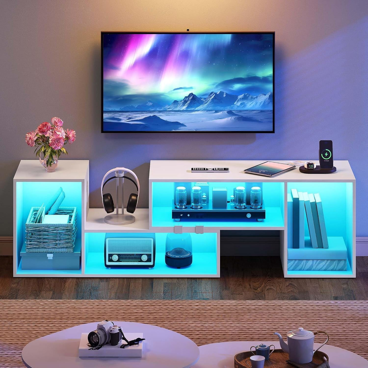 Tv Stand Rsa RSJH Deformable TV Stand, TV Stand 65/75/70/55 inch, Entertainment ...