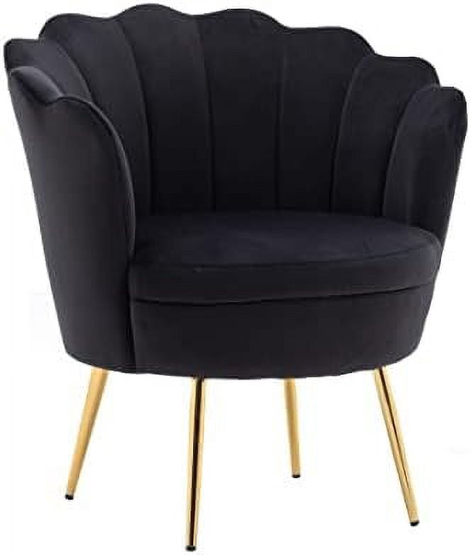 RSJIWOGZ Modern Accent Velvet Chairs Comfy Upholstered Vanity Chairs ...