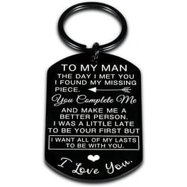 Fathers Day Gift Stepdad Gift Keychain Father Gifts from Daughter