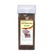 RSKK Natural Hair Removal Wax Bars Chocolate Flavor Roll on Hot Depilatory Wax Cartridge Heater Waxing Hair Removal