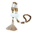thumbnail image 1 of RSKK Wooden Beads Tassel Long Necklace Pendant Women Bohemian Sweater Chain Jewelry Accessories, 1 of 2