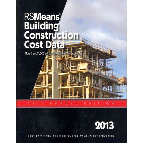 Pre-Owned RSMeans Building Construction Cost Data 2013, 9781936335565, 1936335565, Paperback, 71 edition