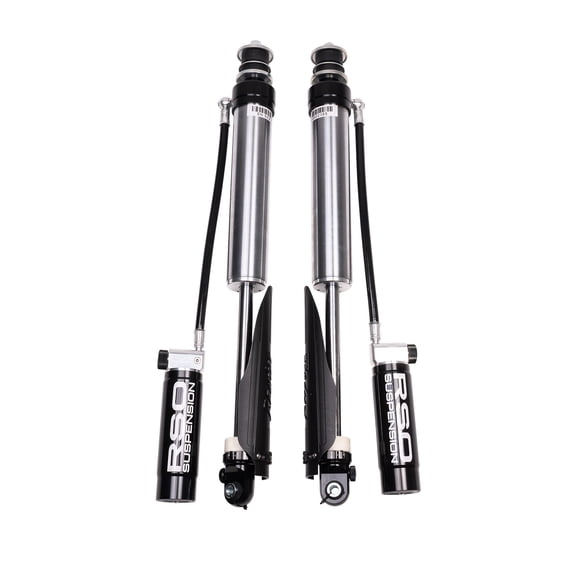 RSO Suspension Rear 2.5 Shocks Adjustable Compression and Rebound Remote Reservoir 0-3 inch Lift Kits for 2007-2021 Tundra