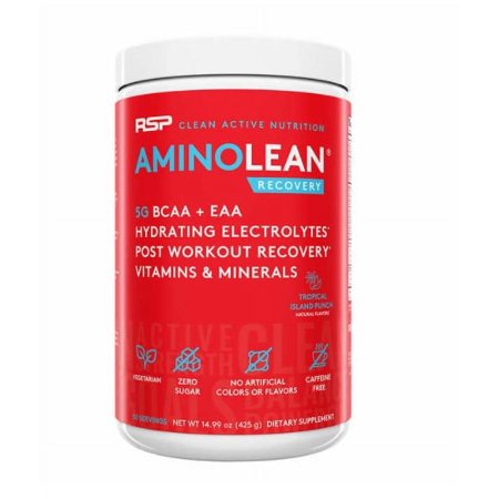 RSP AminoLean Recovery Post Workout, 50 Servings - Tropical Punch