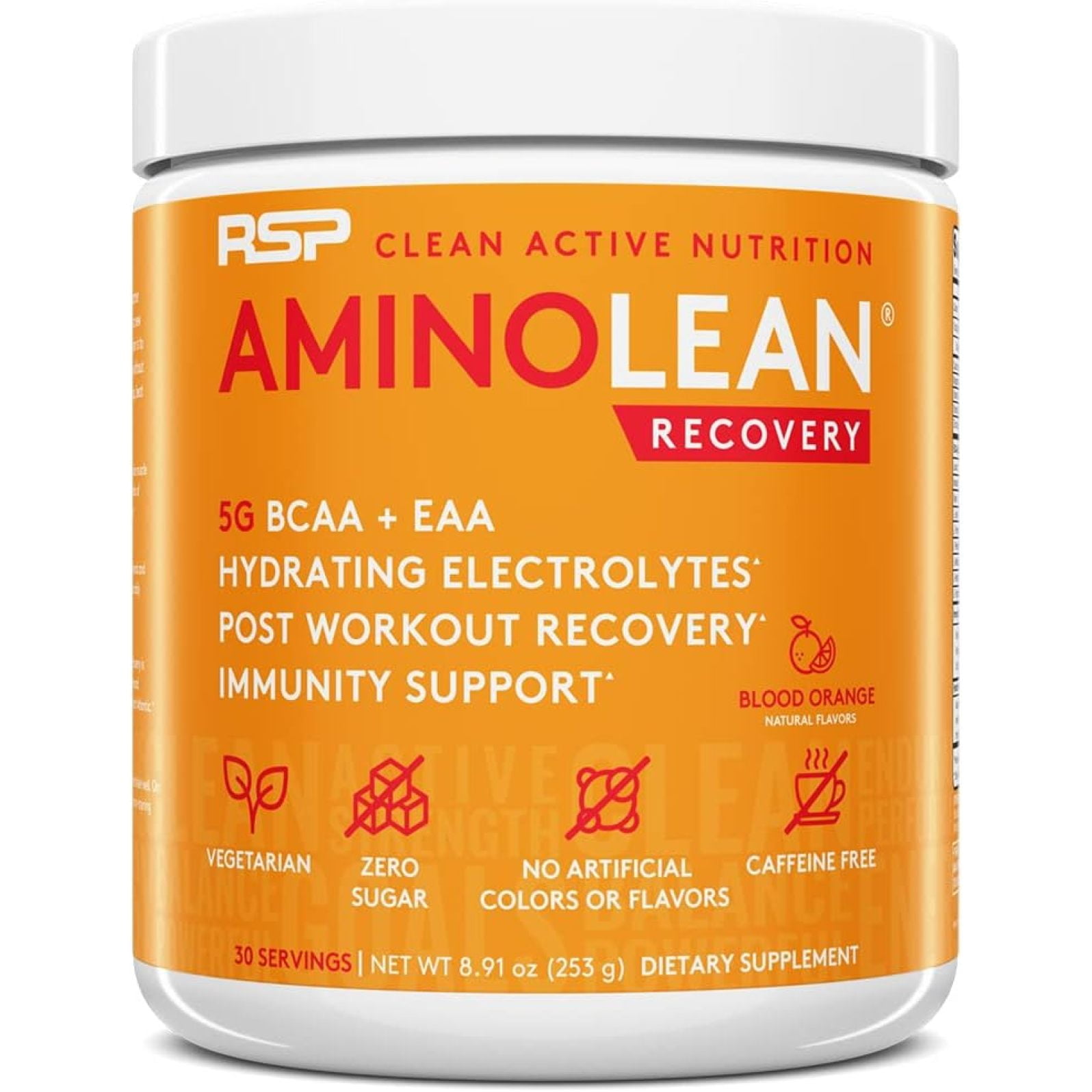 RSP AminoLean Recovery Post Workout BCAAs Amino Acids Supplement