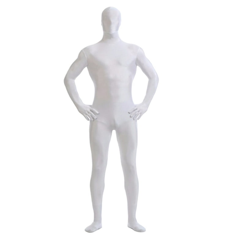 Unisex Spandex Stretch Adult Costume Zentai Disappearing Man Body Suit