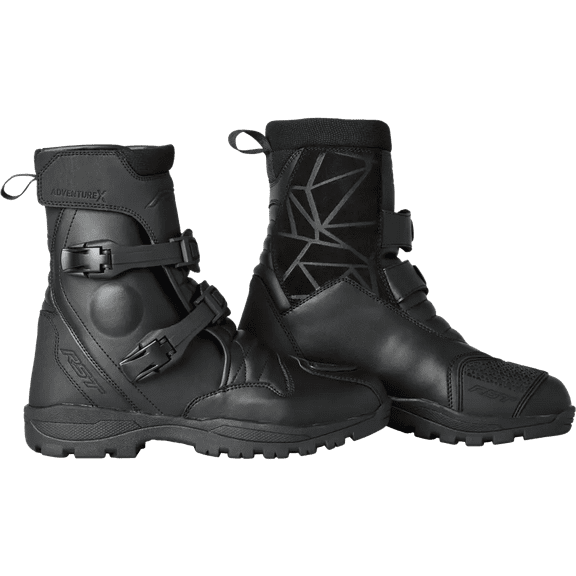 RST Adventure-X Mid CE Mens Waterproof Motorcycle Boots Black 43 EUR