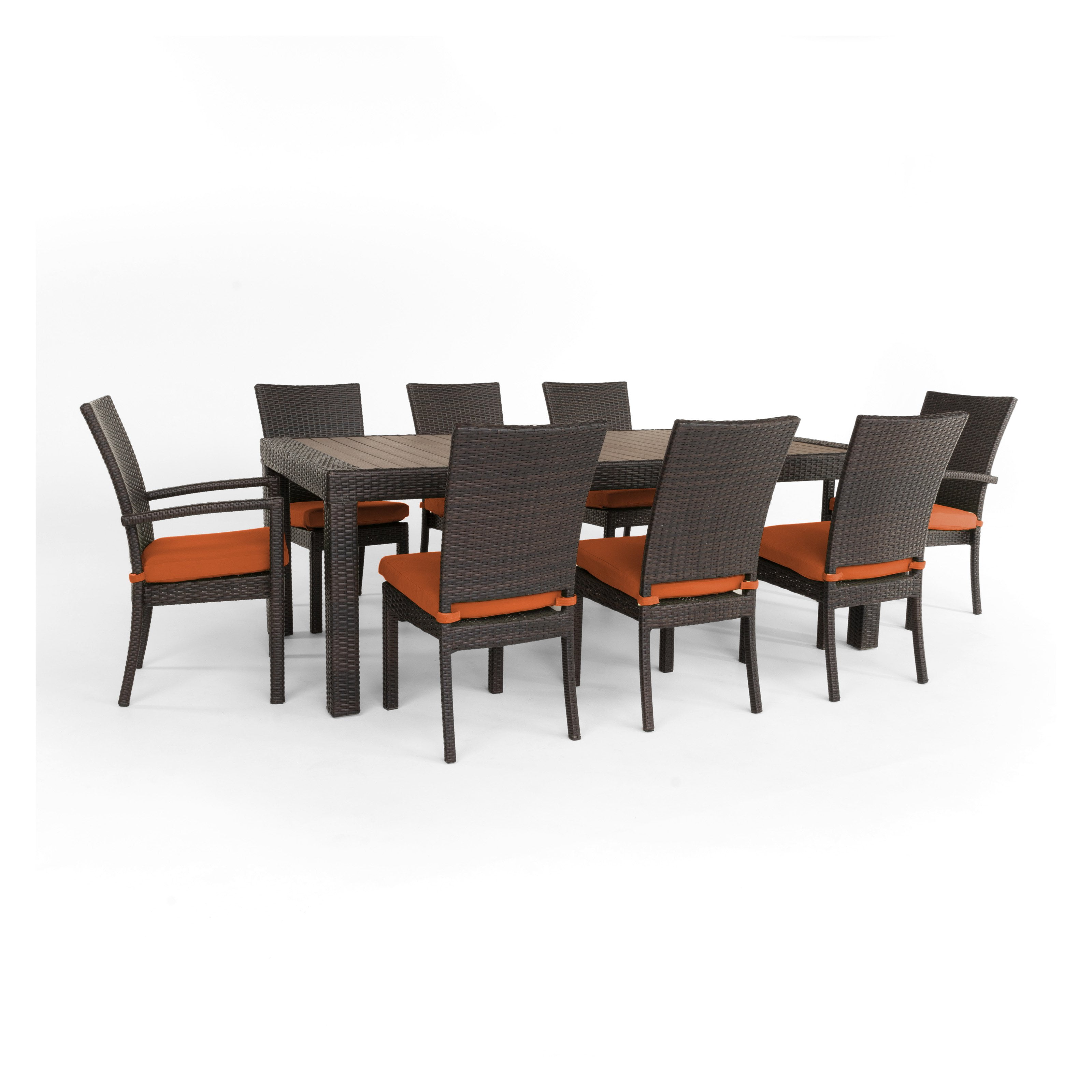 RST Brands Deco 9 Piece Patio Dining Set Walmart