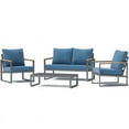 thumbnail image 1 of RST Brands Enro 4 Piece Seating Set - Blue, 1 of 6