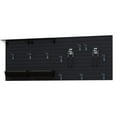 thumbnail image 1 of RST Brands Flow Wall 17 PC Plastic Bike & Bin Basic Storage Set in Black, 1 of 5