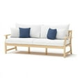thumbnail image 1 of RST Brands Kooper Wood & Fabric 76 inch Outdoor Sofa - Bliss Ink/White, 1 of 8