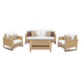 thumbnail image 1 of RST Brands Mili Wicker 4 Piece Patio Conversation Set, 1 of 8
