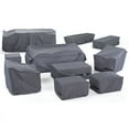 thumbnail image 1 of RST Brands Milo 18-piece Polyurethane Outdoor Estate Furniture Covers in Gray, 1 of 1
