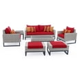 thumbnail image 1 of RST Brands Milo Gray Wicker 7 Piece Patio Conversation Set, 1 of 9