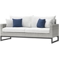 thumbnail image 1 of RST Brands Milo Sunbrella Fabric & Resin Wicker Outdoor Sofa in Bliss Ink/Gray, 1 of 5