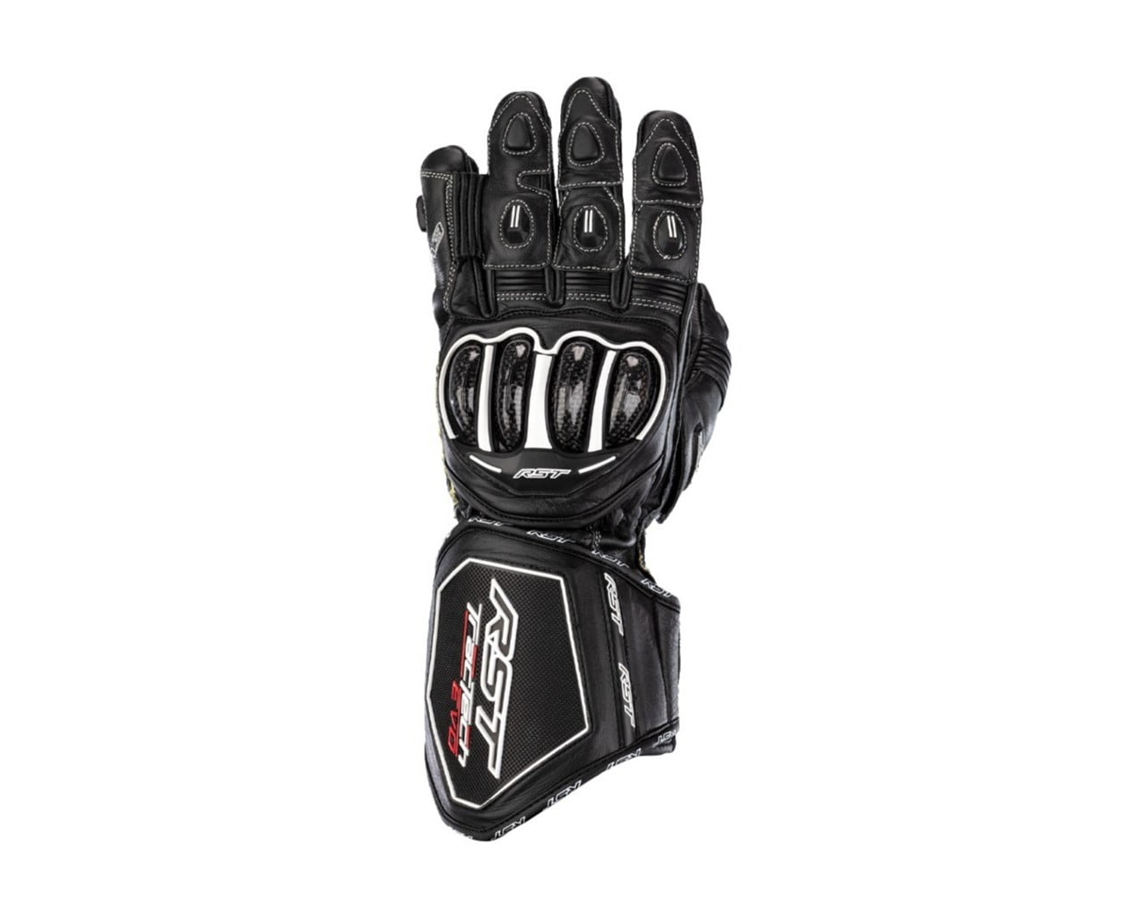 RST Tractech EVO 4 Leather Sport Motorcycle Gloves Black Medium