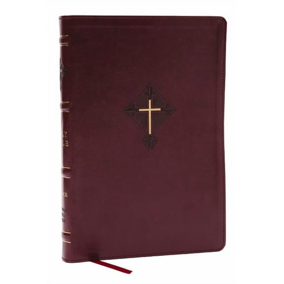 Rsv2ce, Thinline Large Print Catholic Bible, Crimson Leathersoft, Comfort Print, (Hardcover)