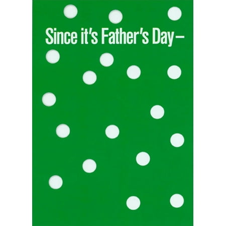 RSVP 18 Die Cut Holes on Green Humorous / Funny Golf : Golfing : Golfer Father's Day Card