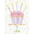 thumbnail image 1 of RSVP Birthday Celebration Words Cupcake Birthday Card, 1 of 2