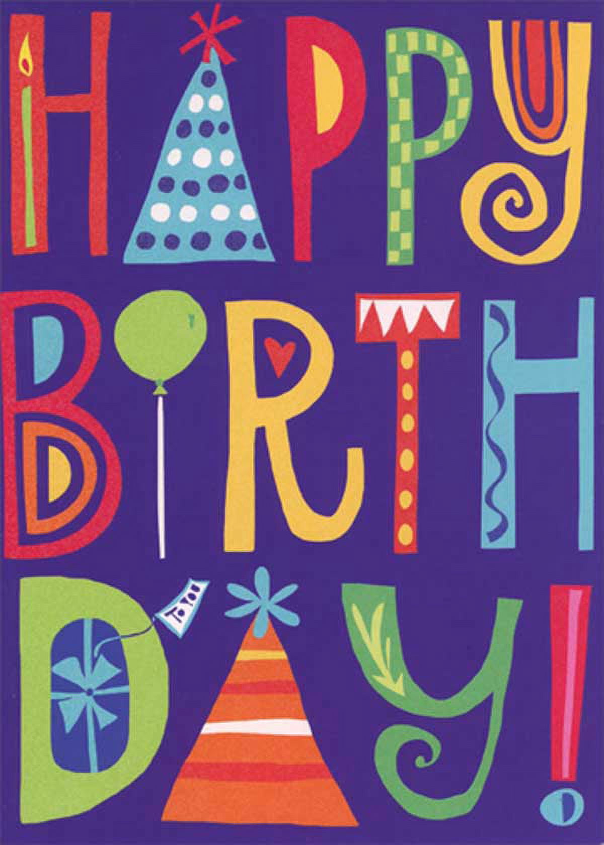 RSVP Colorful Holographic Foil Letters On Purple Birthday Card - Walmart Business Supplies RSVP Colorful Holographic Foil Letters On Purple Birthday Card - Walmart Business Supplies