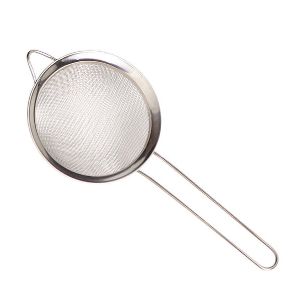 RSVP International Endurance Kitchen Collection, Stainless Steel Fine Mesh Conical Sieve/Colander, Multi-Purpose for Cooking, Baking, Loose Leaf Tea, Bar Strainer Cocktails, 3-Inch