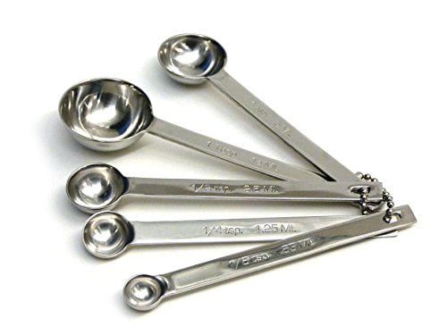 Stainless Steel 5-Piece Measuring Spoon Set