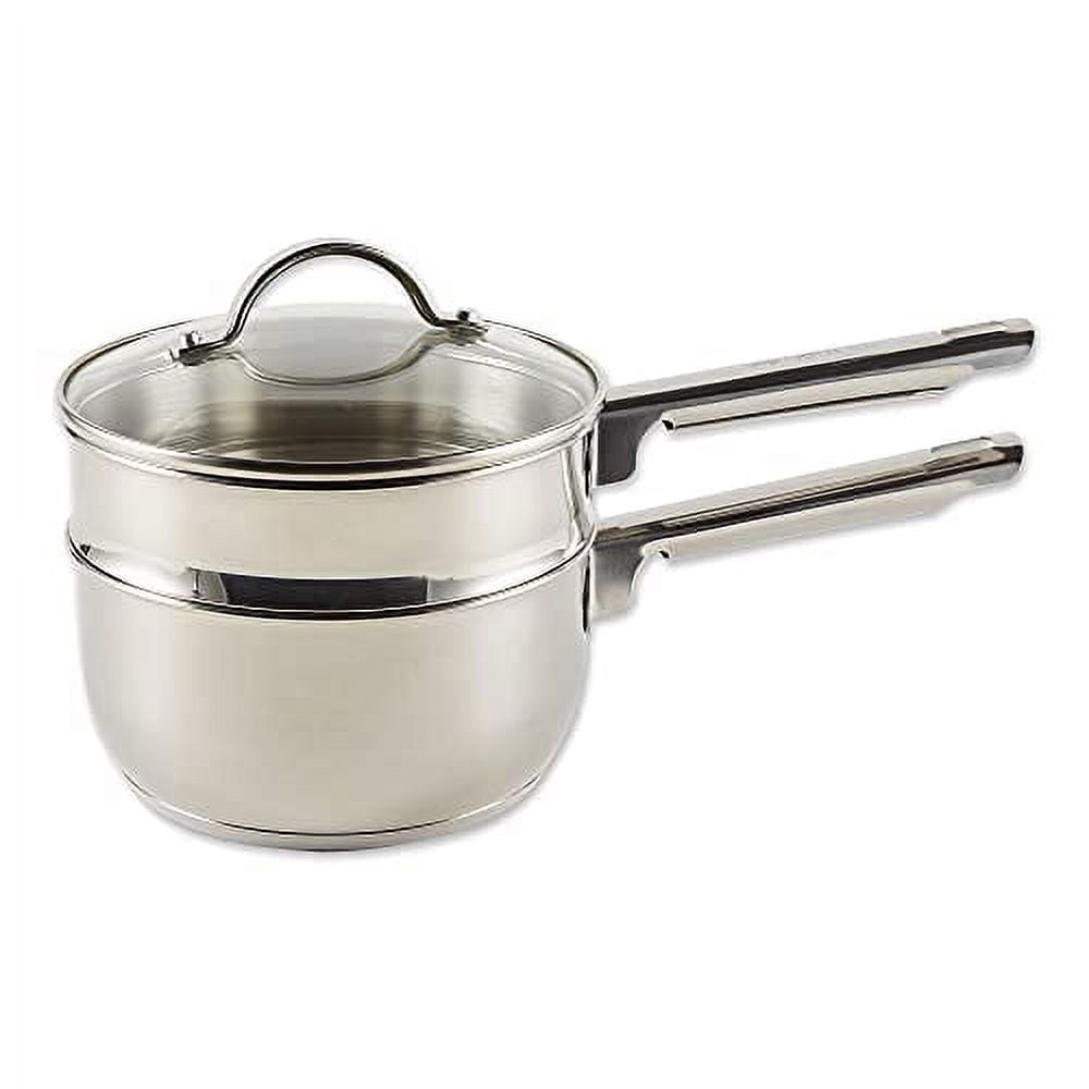 RSVP International Induction Double Boiler, 1 Quart, Multi Color