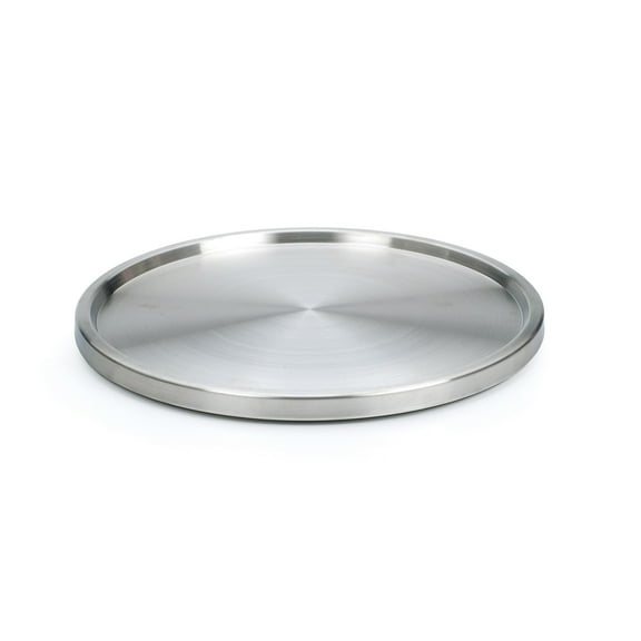 RSVP International Kitchen Lazy Susan Turntable, Single Tier 10.3x0.75", Stainless Steel