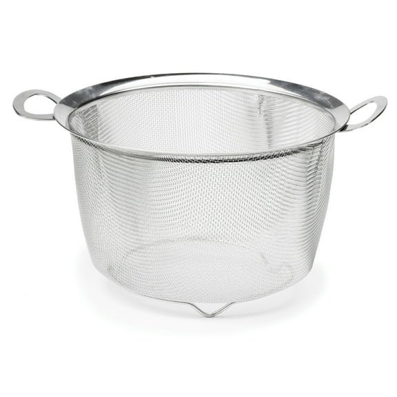 RSVP International Large Wide Rim Mesh Straining Basket