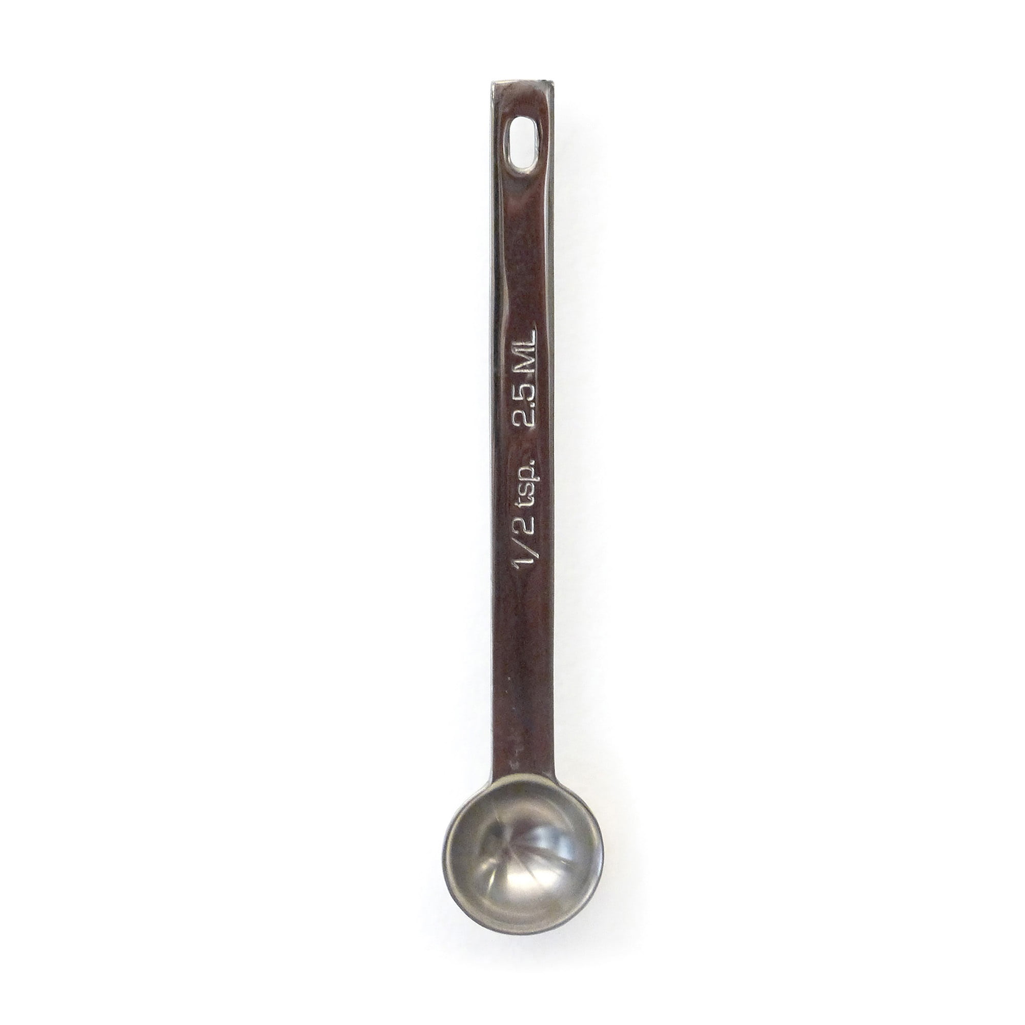 Hubert Measuring Spoon Set with Heavy-Duty Flat Handles Stainless Steel