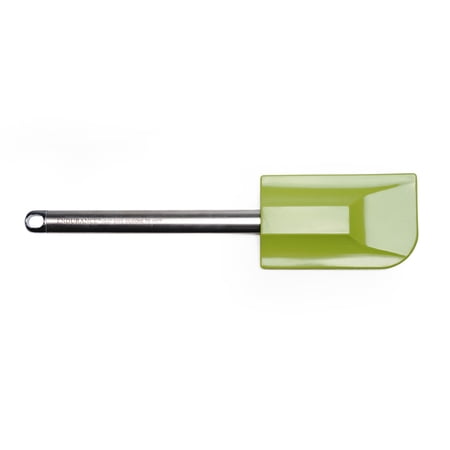 Stainless Steel Green Silicone Spatula Large Green 9.5 inch