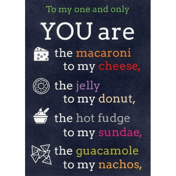 RSVP Macaroni To My Cheese Funny / Humorous Birthday Card for Hubby : Husband