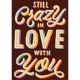 thumbnail image 1 of RSVP Still Crazy In Love 3D Tip On Hand Decorated Our Wedding Anniversary Card, 1 of 2