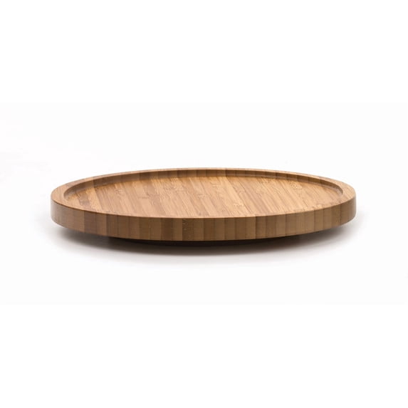 RSVP Natural Bamboo Tool Crock Turntable, 8 ¼ Inch Diameter