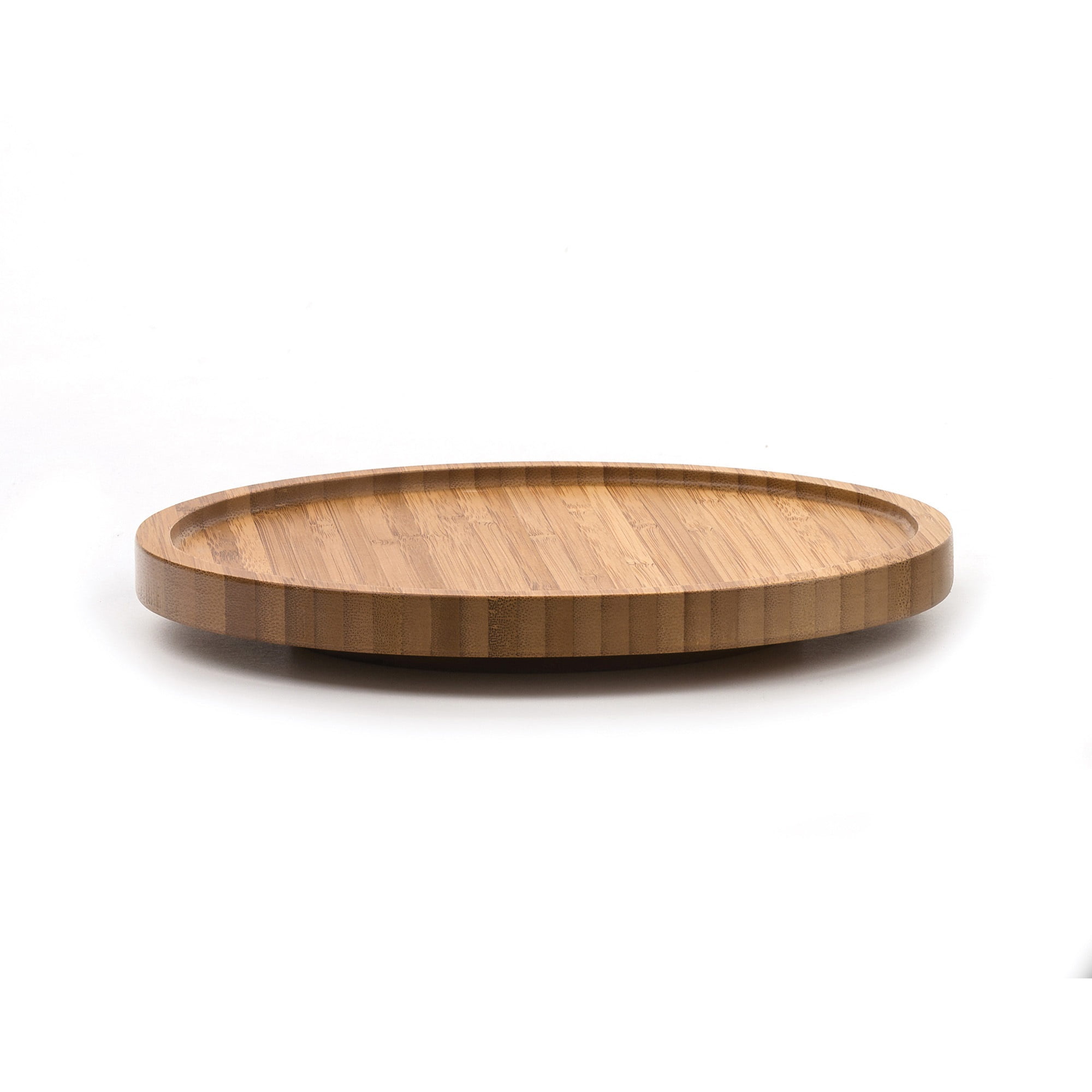 Eco-Friendly Bamboo Kitchen Turntable with Swivel Base, 8.25"