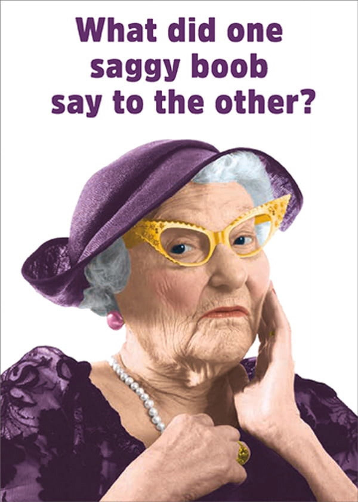 RSVP Funny Feminine Birthday Card for Women Adult Greeting, Happy Lady