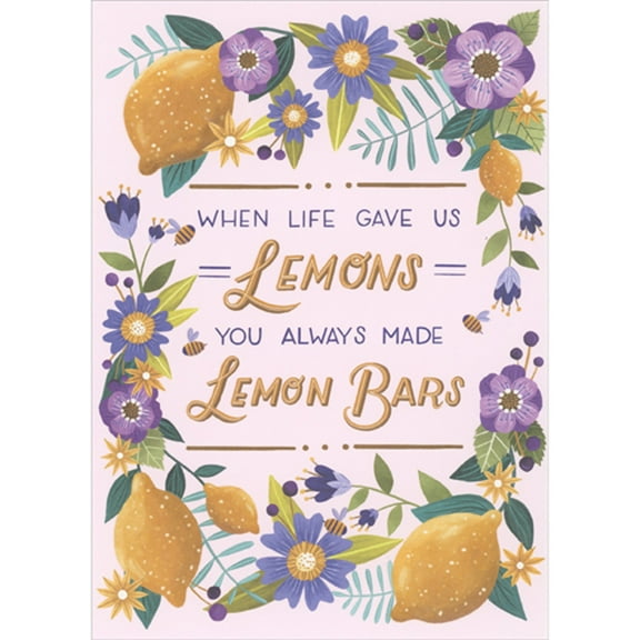 RSVP When Life Gave Us Lemons, You Made Lemon Bars Mother's Day Card for Mom