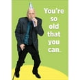 thumbnail image 1 of RSVP You're So Old : Man with Party Horn Funny / Humorous Masculine Over the Hill Birthday Card for Him : Man : Men, 1 of 2