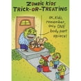 thumbnail image 1 of RSVP Zombie Kids Trick-or-Treating: One Body Part Apiece Funny Halloween Card, 1 of 2