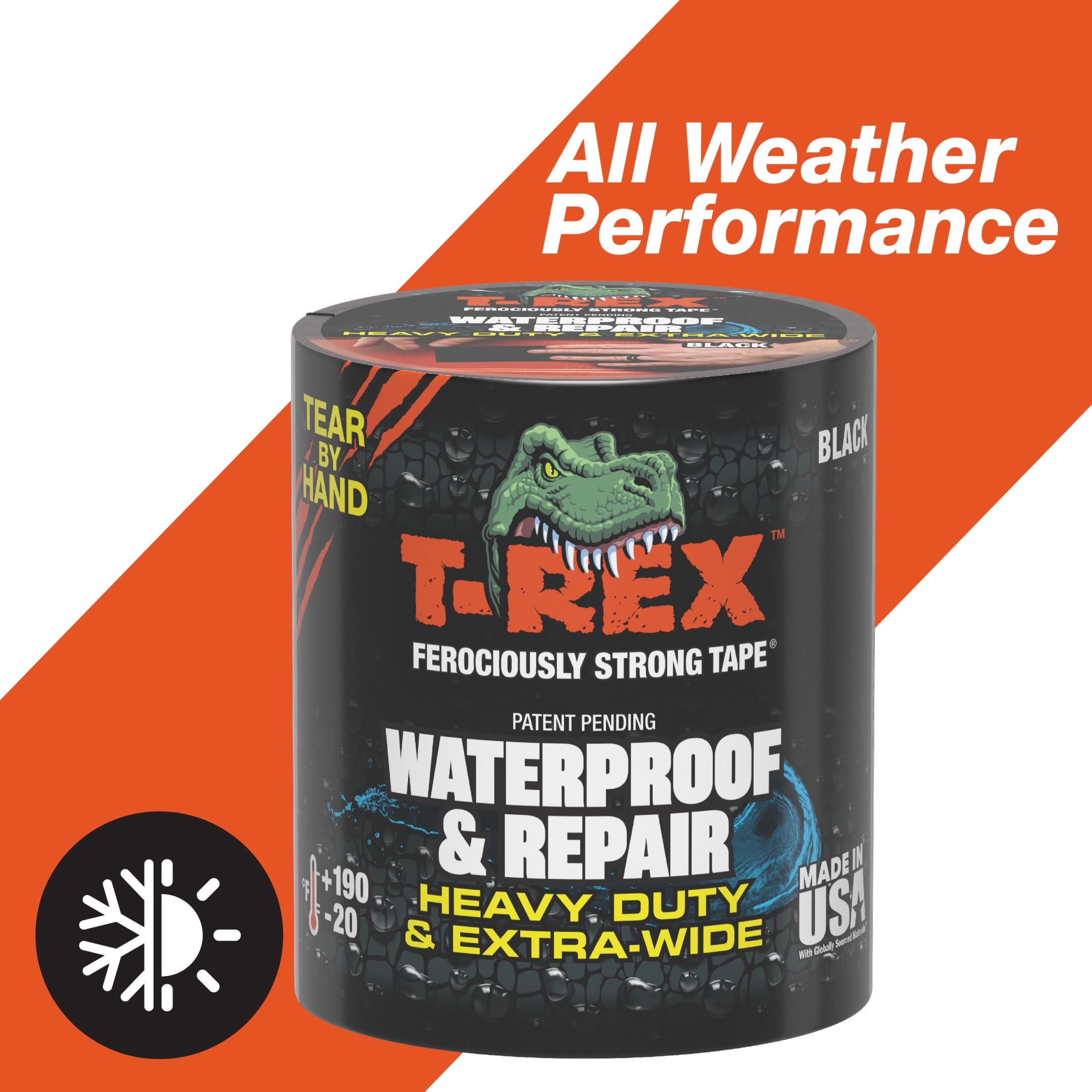 T-Rex Heavy-Duty, Extra-Wide Waterproof and Repair Tape