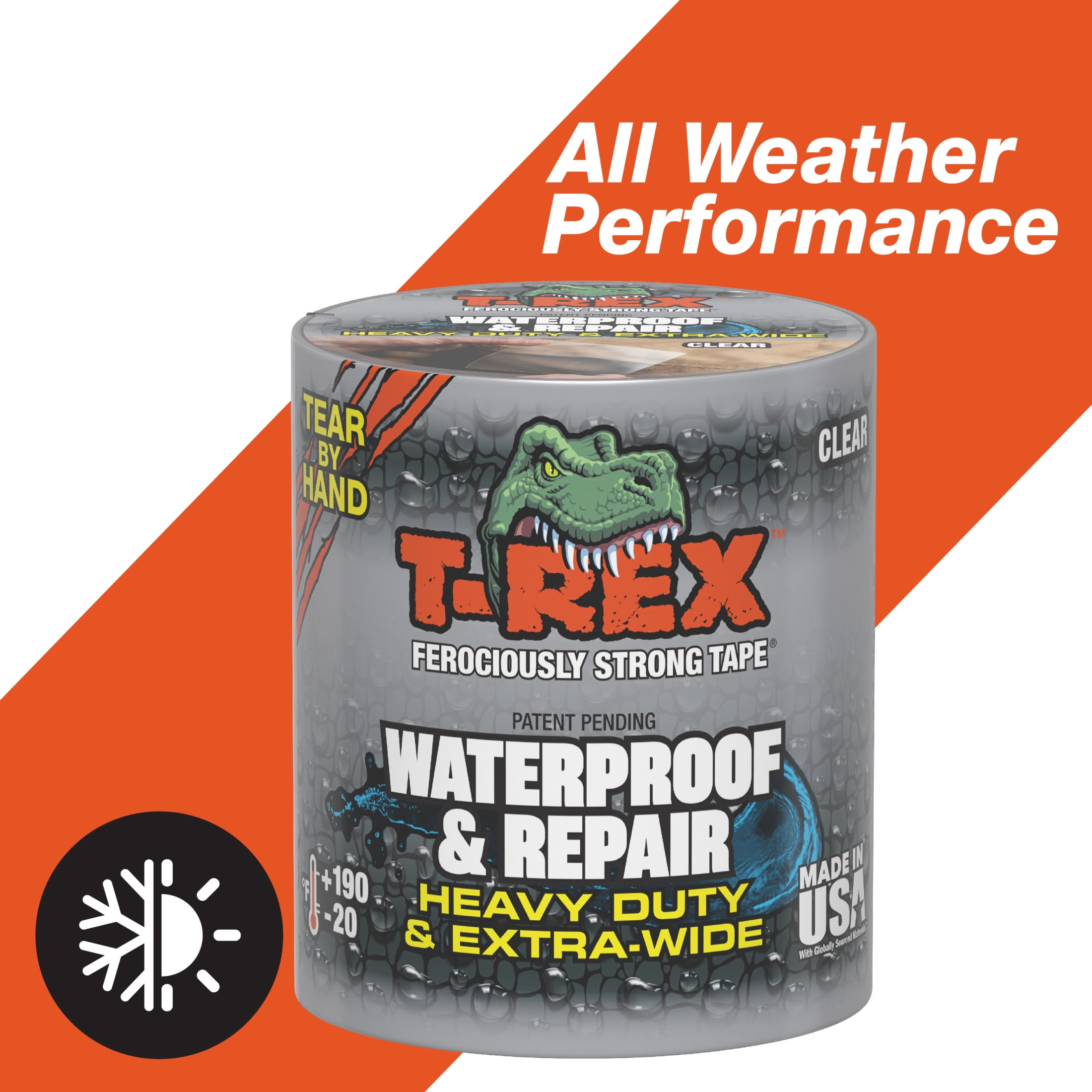 T-Rex Heavy-Duty, Extra-Wide Waterproof and Repair Tape